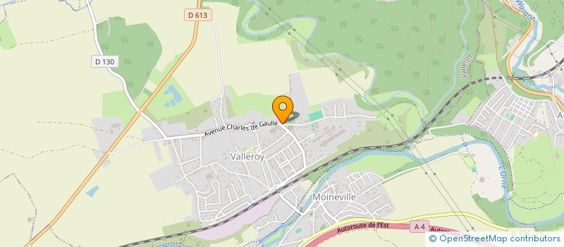 localisation de l'entreprise ANNE SAINTON  VALLEROY