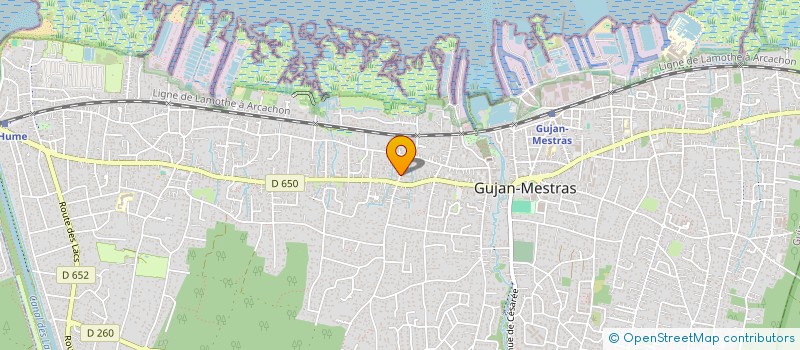 localisation de l'entreprise ANNE SIRIEIX PATRIMOINE  LE TEICH