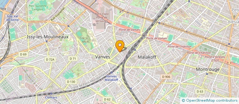 localisation de l'entreprise ANNE SO PAUL ET COMPAGNIE  VANVES