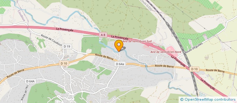 localisation de l'entreprise ANNE-SOPHIE  VENTABREN