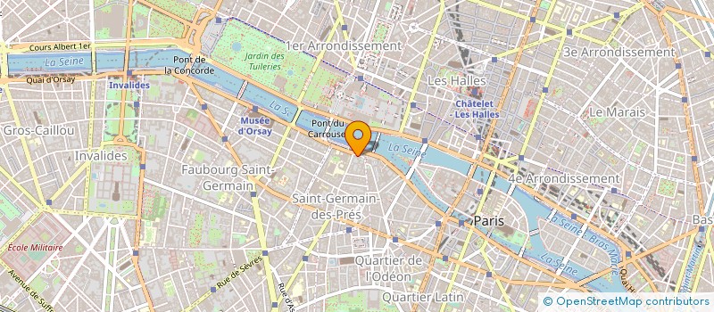 localisation de l'entreprise ANNE SOPHIE DUVAL SAS  PARIS