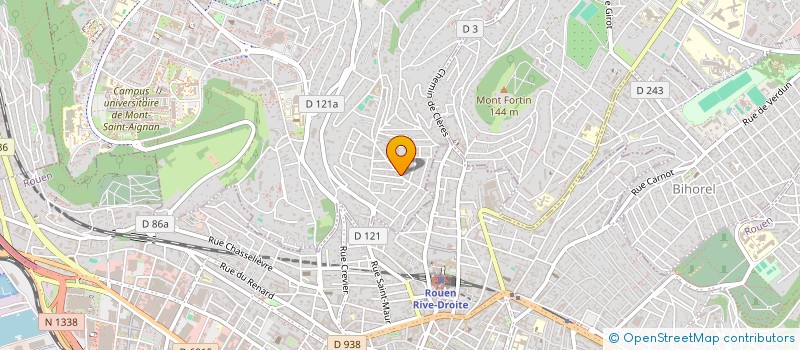 localisation de l'entreprise ANNE-SOPHIE LE CALVEZ  MONT-SAINT-AIGNAN