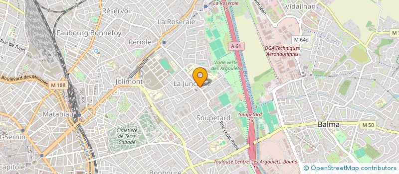 localisation de l'entreprise ANNE SOPHIE MARTUCHOU à TOULOUSE