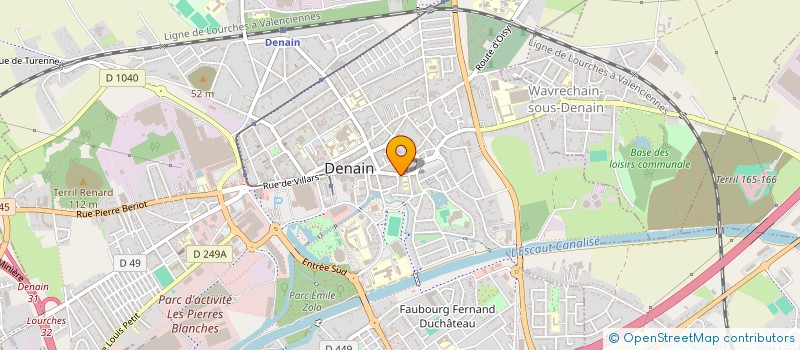 localisation de l'entreprise ANNE-SOPHIE REAL-DELECROIX à DENAIN