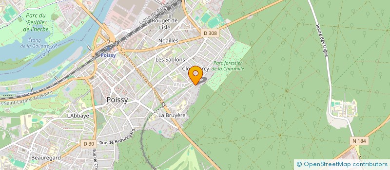 localisation de l'entreprise ANNE SOUTY CONSEIL ET FORMATION  POISSY