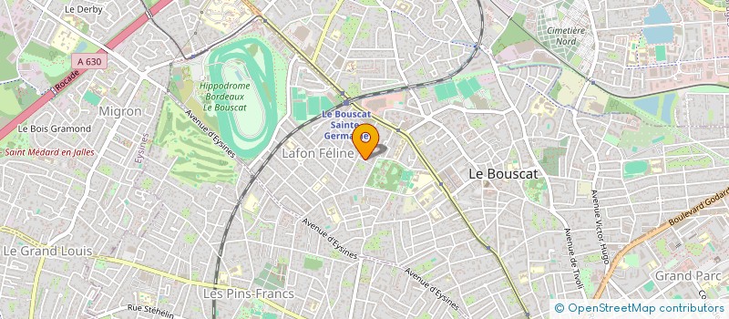 localisation de l'entreprise ANNE SURF HOUSE  LE BOUSCAT