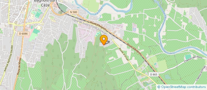 localisation de l'entreprise ANNE TELESECRETAIRE  BAGNOLS-SUR-CEZE