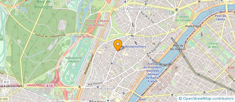 localisation de l'entreprise ANNE TESTUZ COMMUNICATION  PARIS