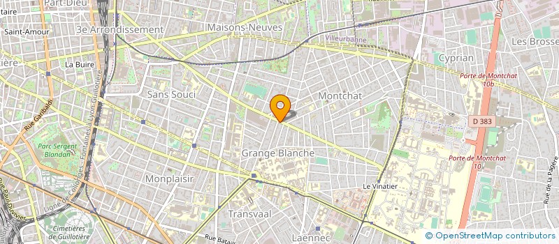 localisation de l'entreprise ANNE THOMAS ACCESSOIRES BBR à LYON