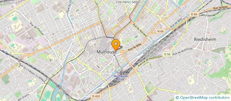 localisation de l'entreprise ANNE VILLARD à MULHOUSE