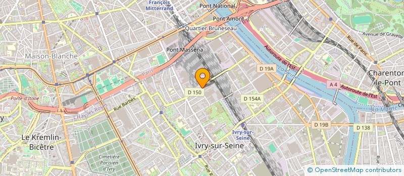 localisation de l'entreprise ANNE WILLI à IVRY-SUR-SEINE