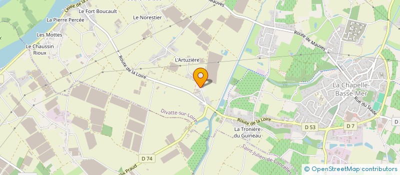localisation de l'entreprise ANNEAU PRODUCTION à DIVATTE-SUR-LOIRE