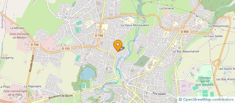 localisation de l'entreprise ANNECEJ  FOUGERES