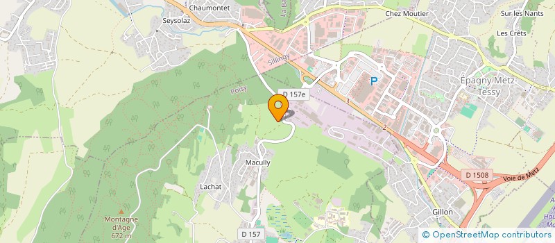 localisation de l'entreprise ANNECIENNE DE CONSTRUCTION  SILLINGY