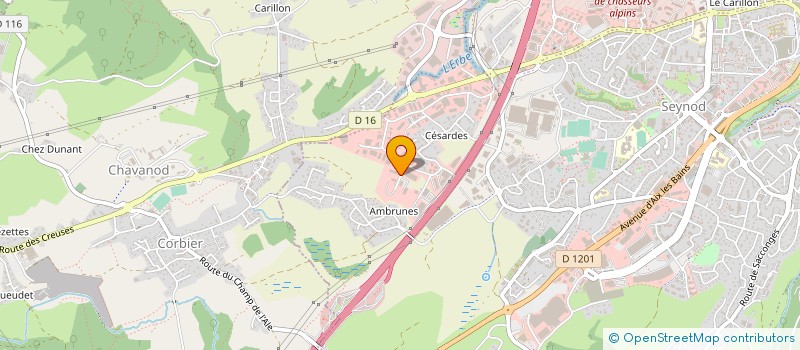 localisation de l'entreprise ANNECIENNE ENTRETIEN NETTOYAGE à ANNECY