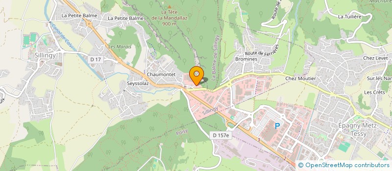 localisation de l'entreprise ANNECY BOIS  SILLINGY