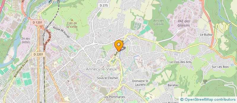 localisation de l'entreprise ANNECY BOXING FITNESS à ANNECY