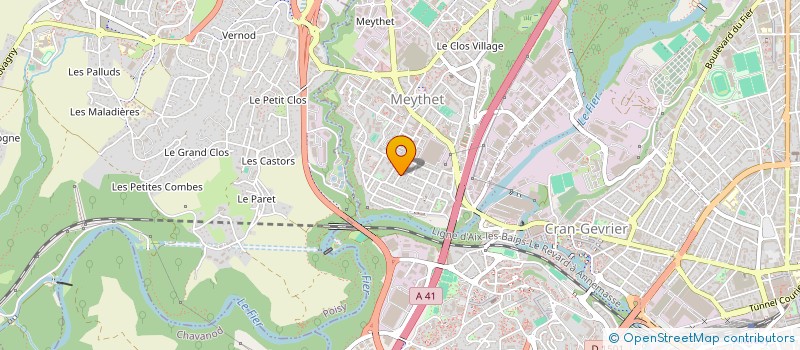 localisation de l'entreprise ANNECY CANYON  ANNECY