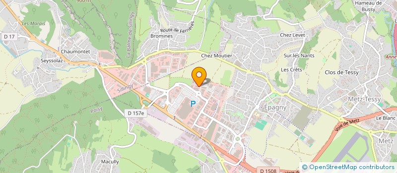 localisation de l'entreprise ANNECY CONCEPT à EPAGNY METZ-TESSY