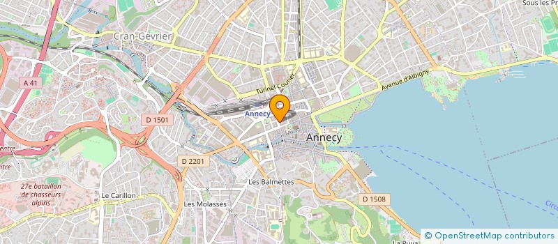 localisation de l'entreprise ANNECY CULTURE à ANNECY