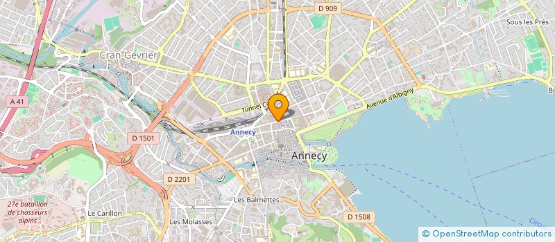 localisation de l'entreprise ANNECY ESTHETIQUE à ANNECY