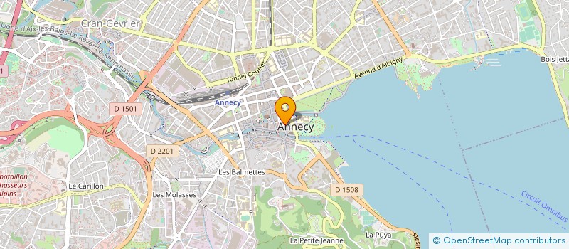 localisation de l'entreprise ANNECY JEUX  ANNECY