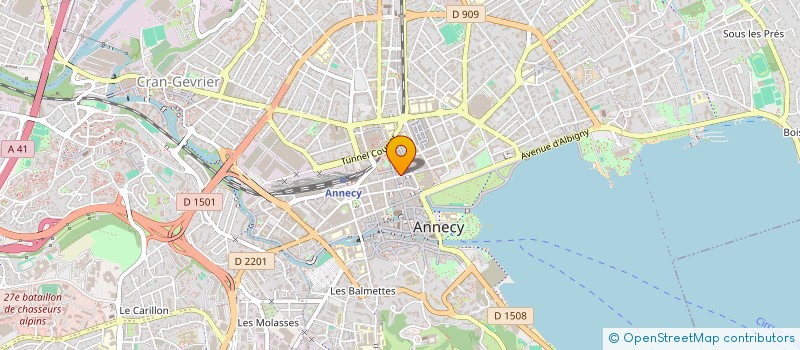 localisation de l'entreprise ANNECY LADYFIT à ANNECY
