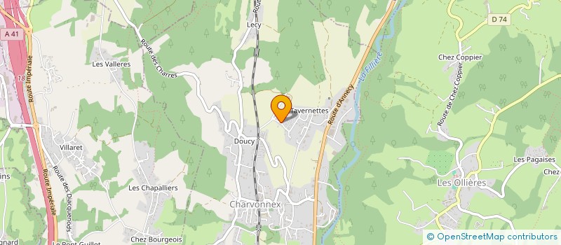 localisation de l'entreprise ANNECY LEMAN POWERTRAIN  CHARVONNEX