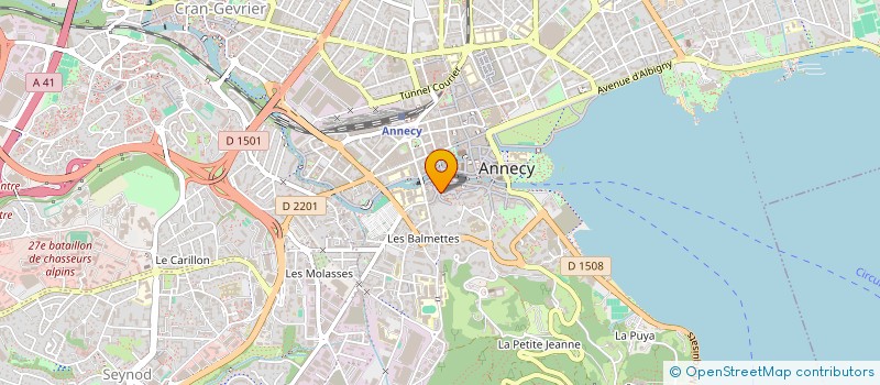 localisation de l'entreprise ANNECY LOCKERS à ANNECY