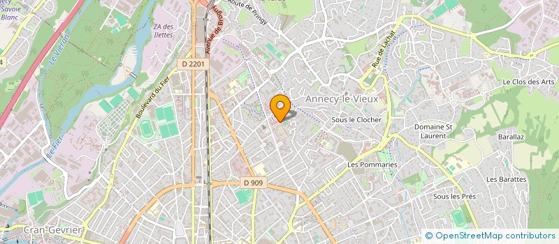 localisation de l'entreprise ANNECY NOVEL ANIMATION à ANNECY