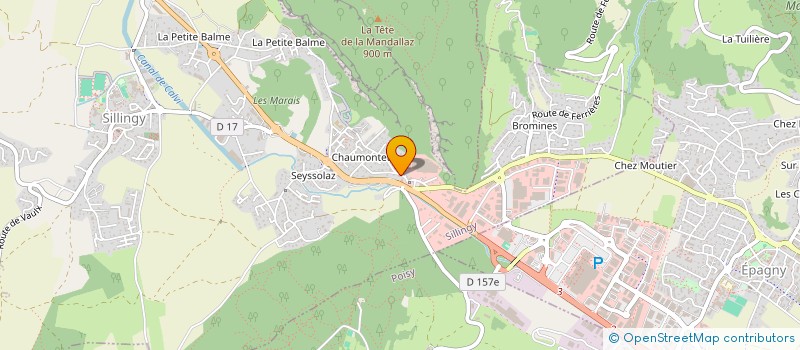 localisation de l'entreprise ANNECY SILLINGY BALL TRAP CLUB  SILLINGY