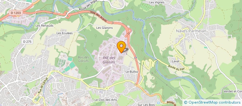 localisation de l'entreprise ANNECY TECHNOLOGY  ANNECY