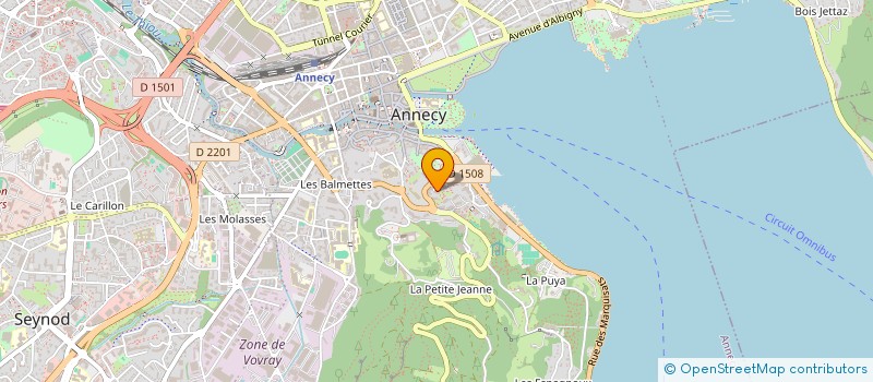localisation de l'entreprise ANNECY UNIK LODGES à ANNECY