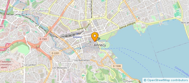 localisation de l'entreprise ANNECY WELLNESS à ANNECY