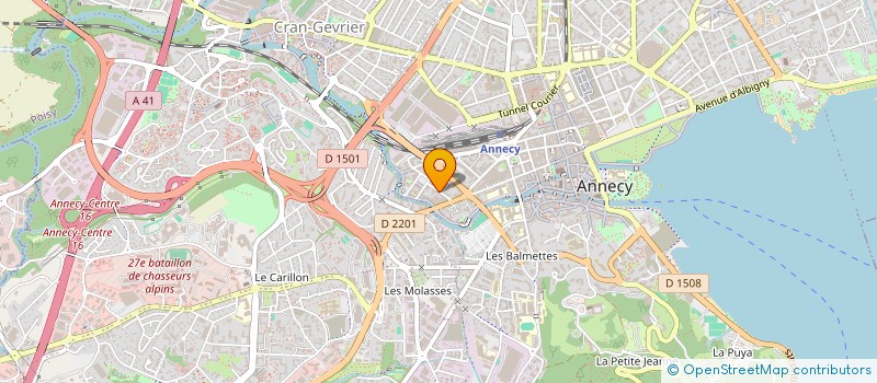 localisation de l'entreprise ANNECY36 à ANNECY