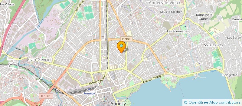 localisation de l'entreprise ANNECYGNE à ANNECY