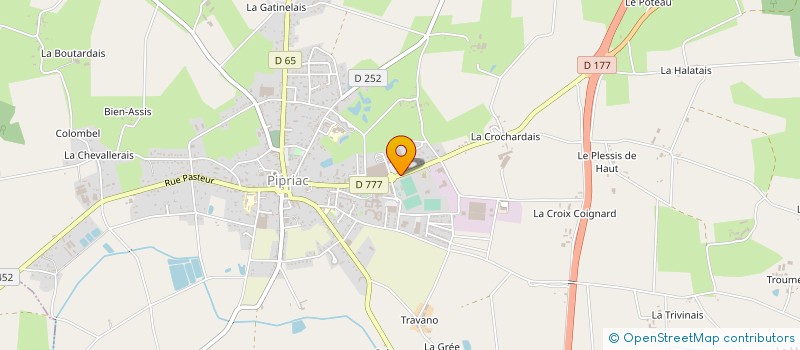 localisation de l'entreprise ANNEE DISTRIBUTION à PIPRIAC