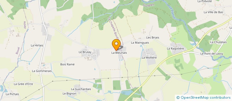 localisation de l'entreprise ANNEE ENERGIES à LA CHAPELLE-BOUEXIC