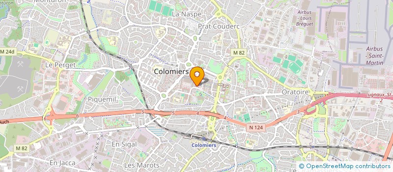 localisation de l'entreprise ANNEL à COLOMIERS