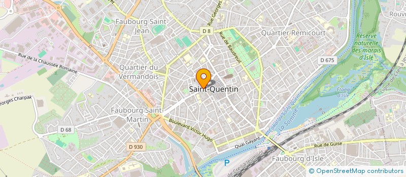 localisation de l'entreprise ANNELE POUR LUI à SAINT-QUENTIN