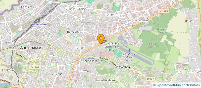 localisation de l'entreprise ANNEMASSE AUTO CONTROLE  ANNEMASSE