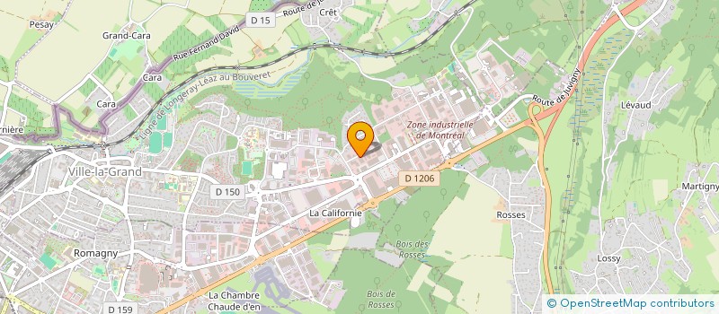 localisation de l'entreprise ANNEMASSE LIGUE à VETRAZ-MONTHOUX