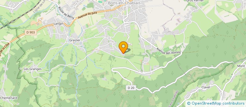 localisation de l'entreprise ANNEMASSIENNE DE SERRURERIE  BONS-EN-CHABLAIS