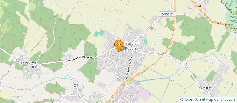 localisation de l'entreprise ANNEMIFA  SAINT-SULPICE-DE-ROYAN