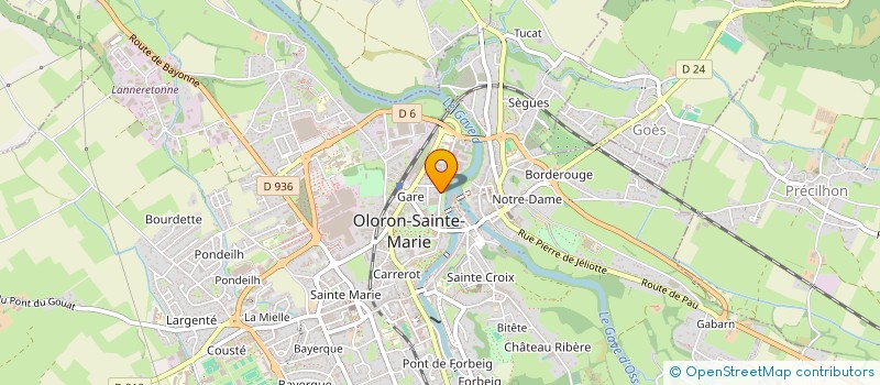 localisation de l'entreprise ANNEPIE  OLORON-SAINTE-MARIE