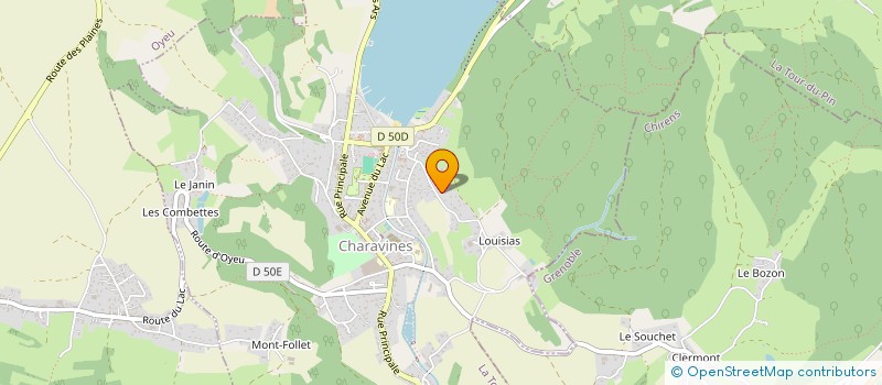 localisation de l'entreprise ANNEQUIN à CHARAVINES