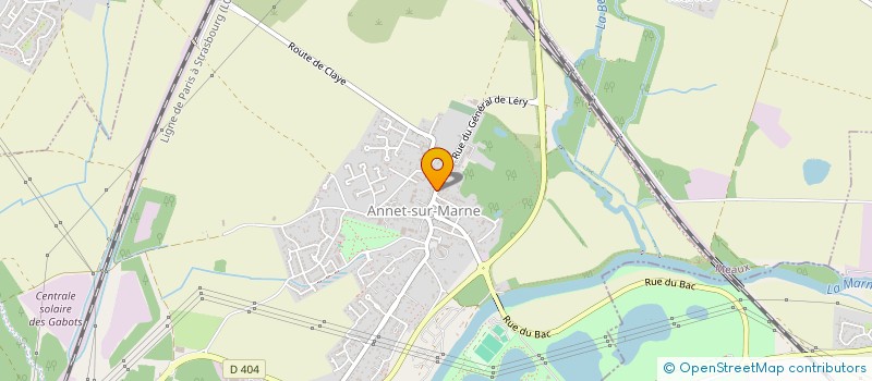 localisation de l'entreprise ANNET'STYLE  ANNET-SUR-MARNE