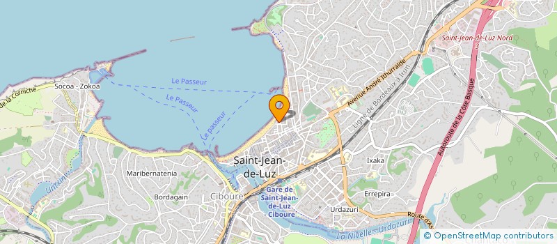 localisation de l'entreprise ANNETTE à SAINT-JEAN-DE-LUZ