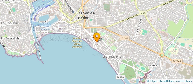 localisation de l'entreprise ANNETTE à LES SABLES-D'OLONNE