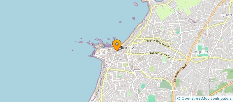 localisation de l'entreprise ANNETTE GAZEL INTERIEURS à BIARRITZ